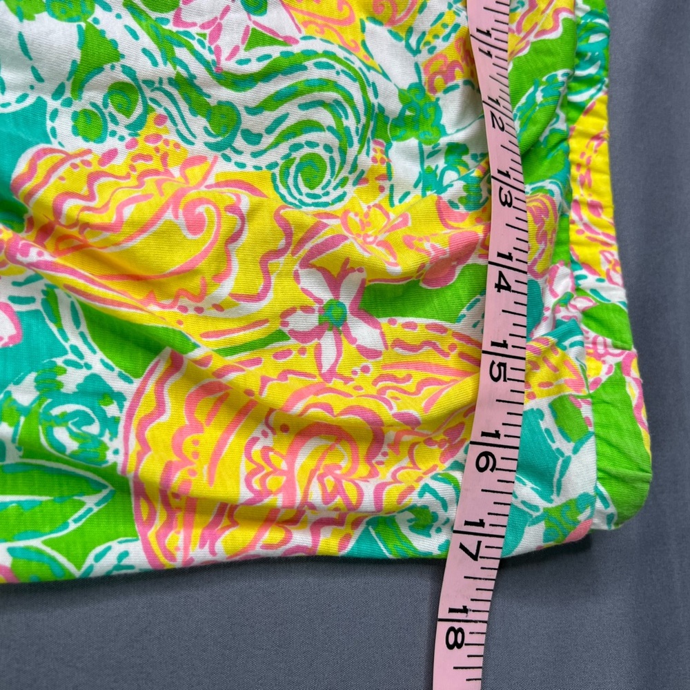 Lilly Pulitzer Strapless Romper Short Set Pima Cotton Pockets Size XL 2014 - Picture 10 of 11